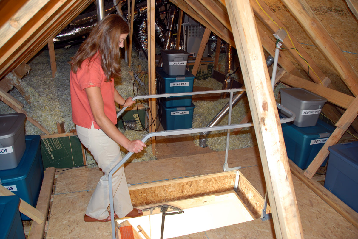 Versa Rail Model 60 – Attic Ladder Safety Railing