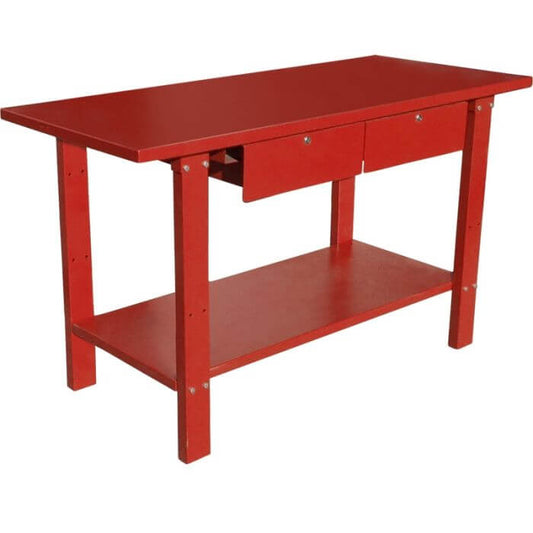 Ranger RWB-2D workbench with two drawers and bottom shelf, ideal for organization and project work. 