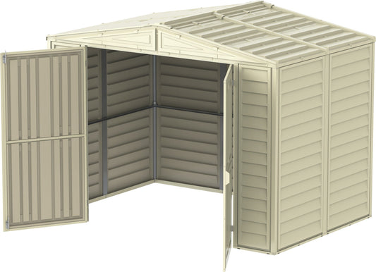 DuraMax Vinyl Shed 8x6 DuraMate with Foundation Kit