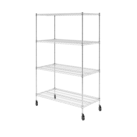 SafeRacks 24" x 48" x 72" 4-Tier Wire Rack 