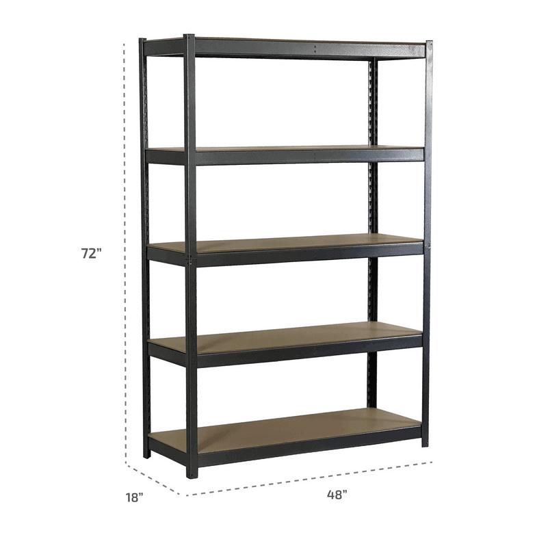 Saferacks 18" x 48" x 72 Garage Shelving