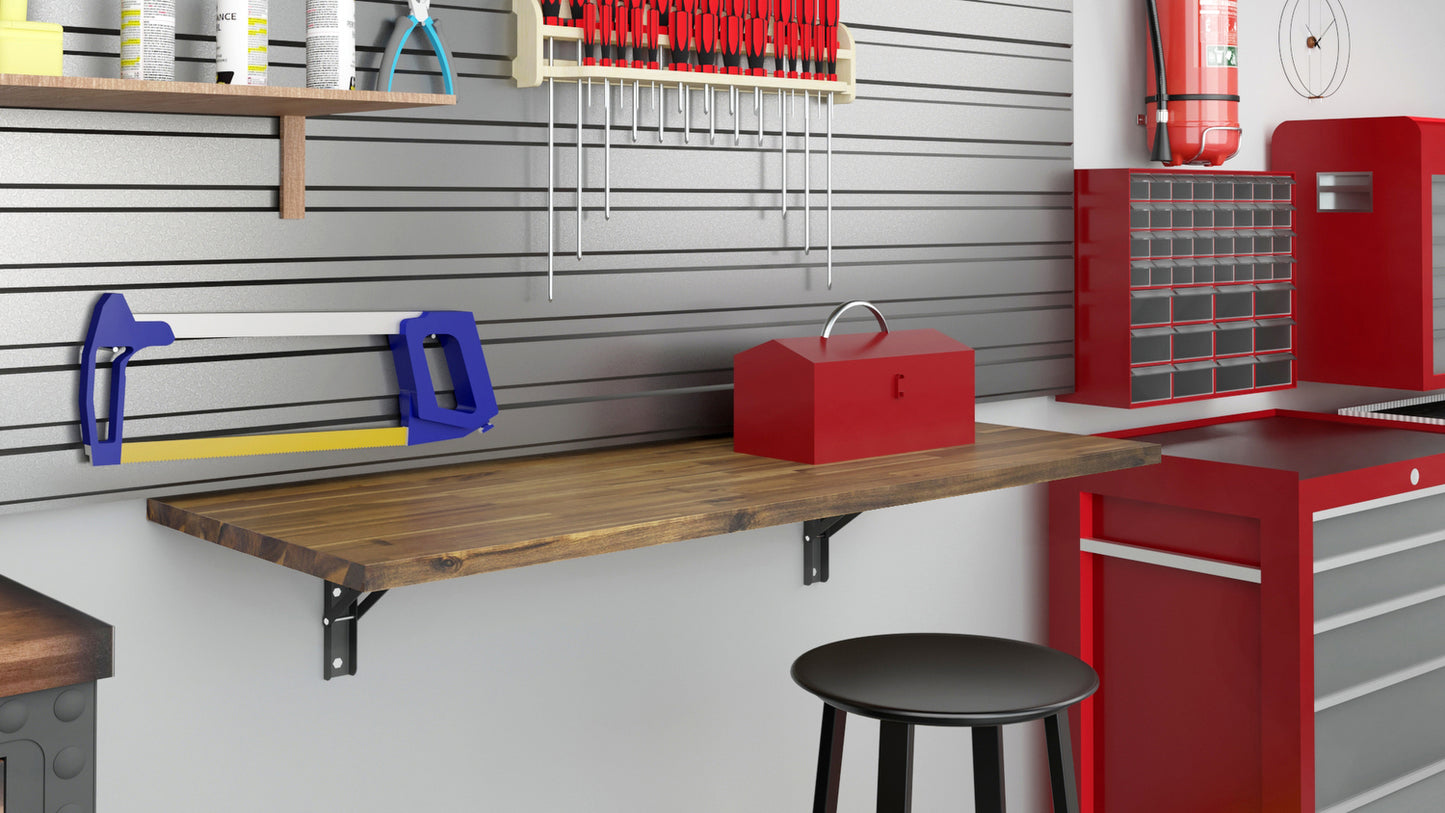 Duramax Spence 48 in. Wall Mounted Folding Table 68032
