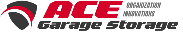 ACE Garage Storage logo showcasing quality garage solutions and services with a modern design.