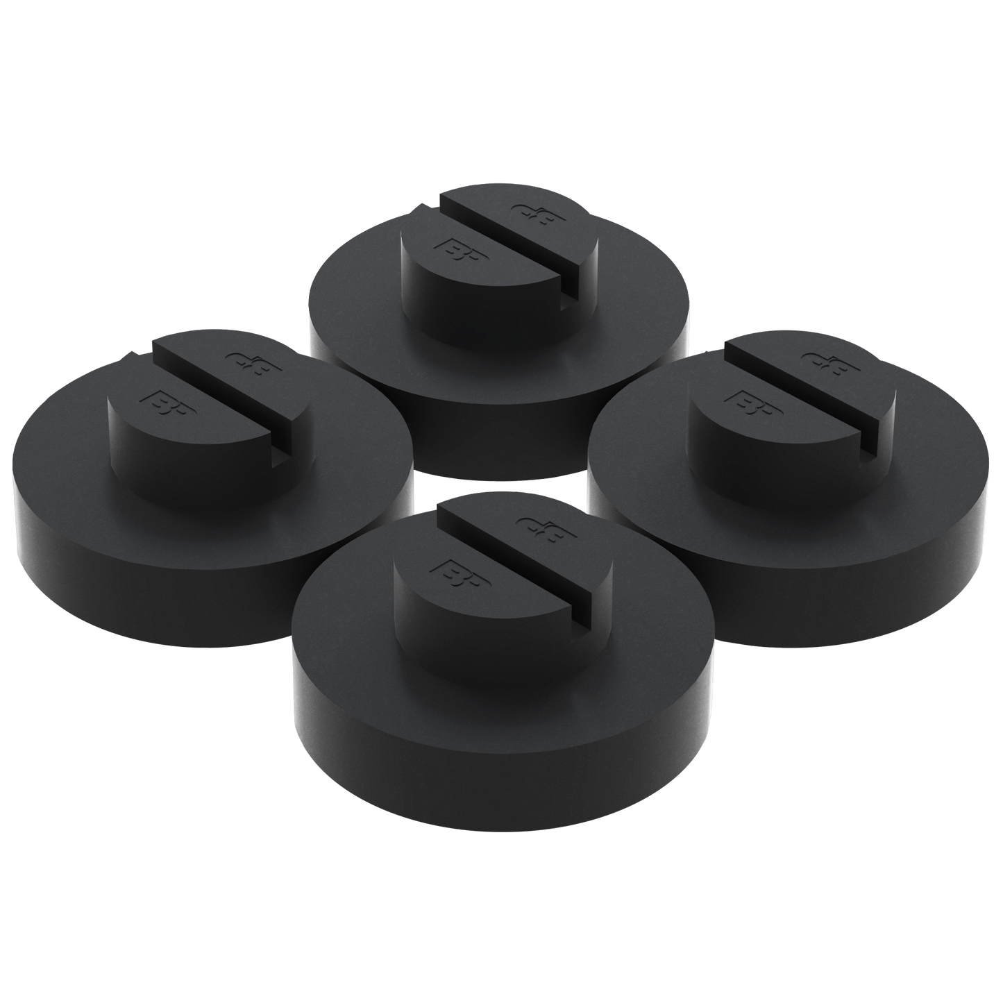 QuickJack 2-Post Slipover Pads Round Puck (4-Pack) 5210263