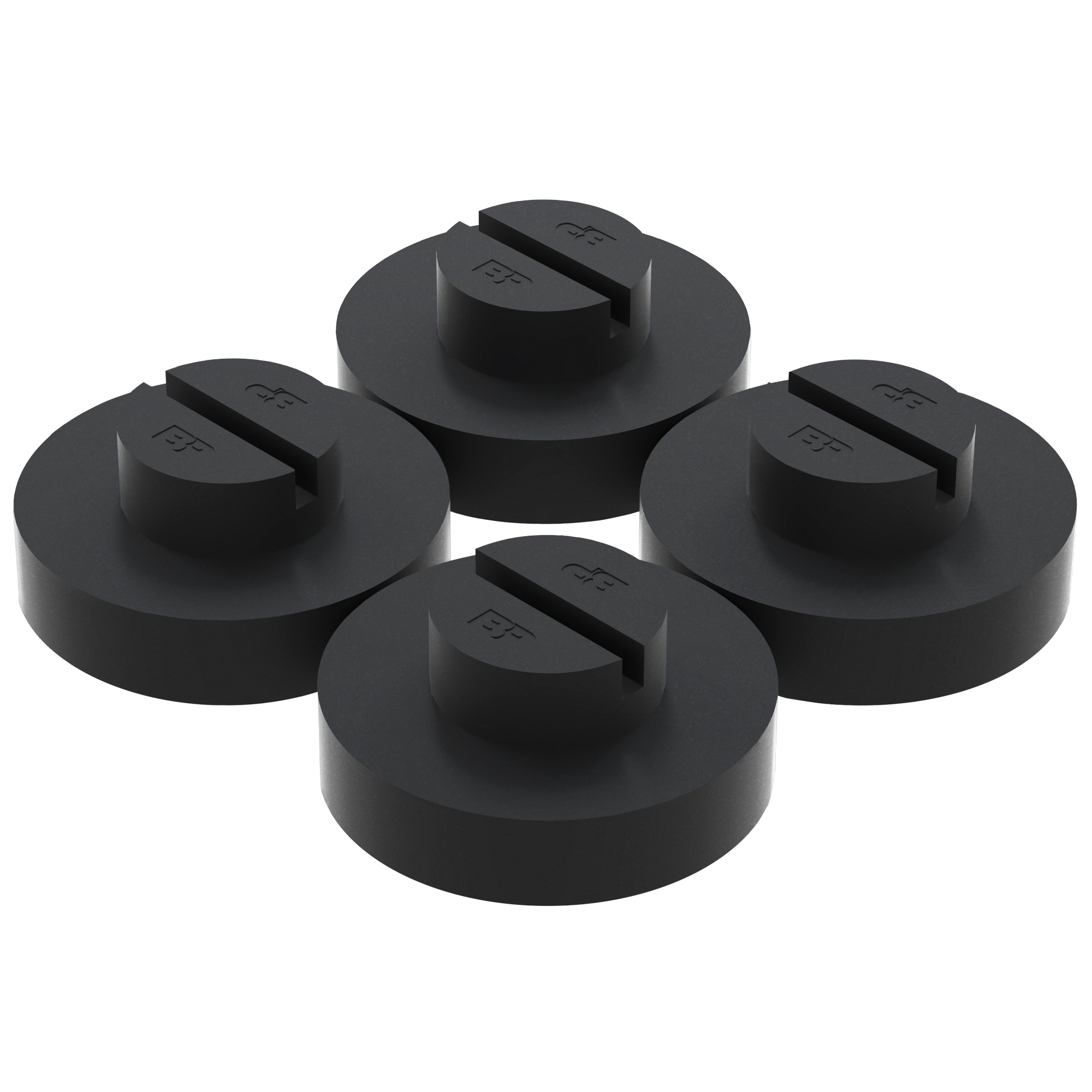 QuickJack 2-Post Slipover Pads Round Puck (4-Pack) 5210263