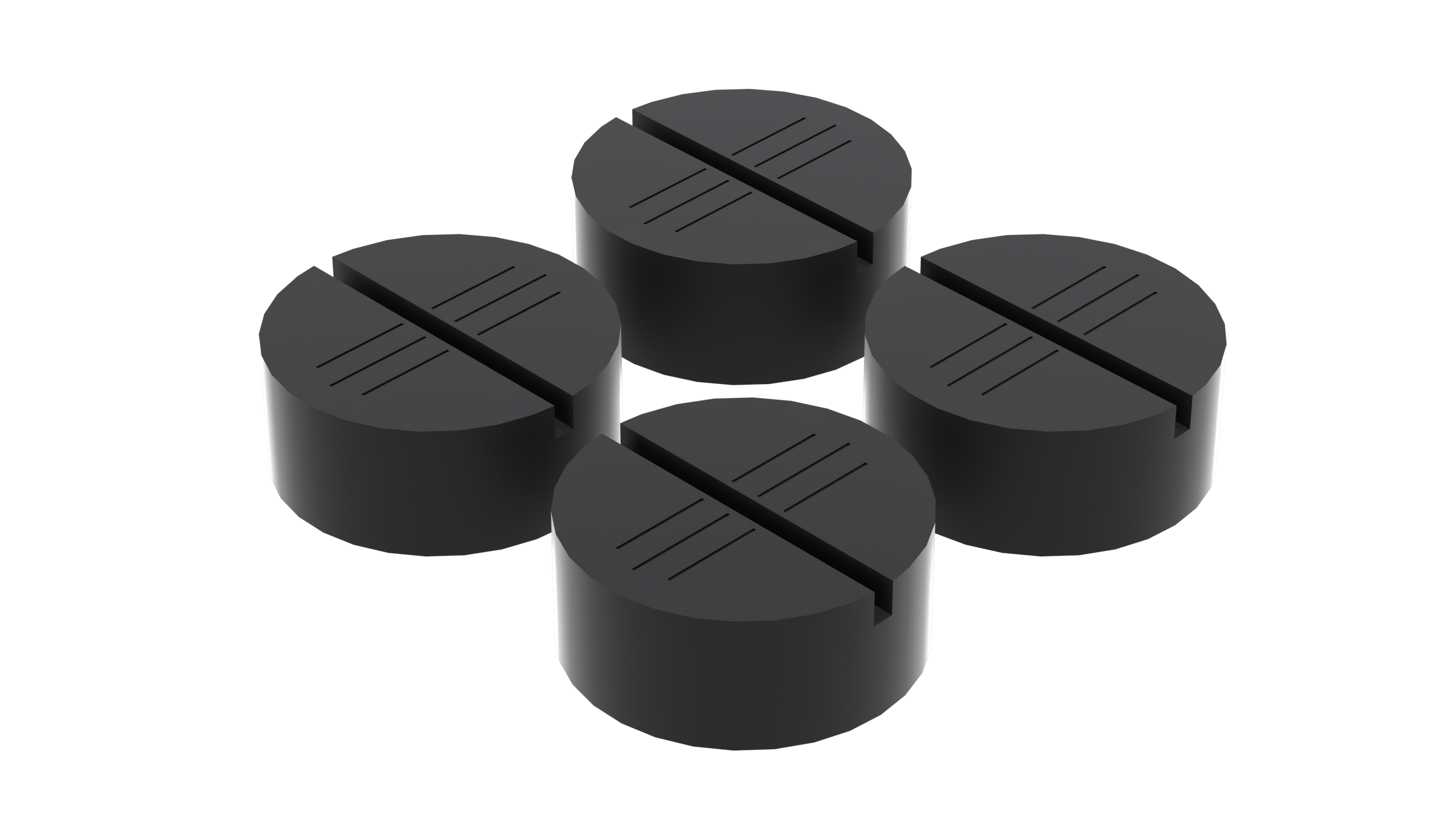 QuickJack 2-Post Slipover Pads Round Pad (4-Pack) 5210254