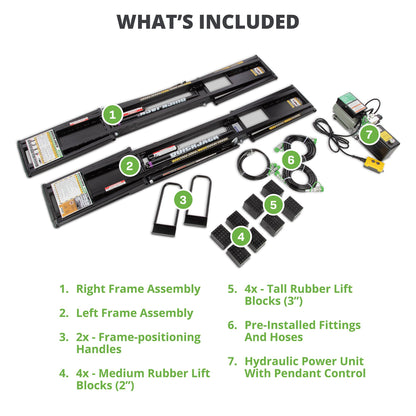 QuickJack 6000TL 6,000-lb. Portable Car Lift Standard Frame 5175626