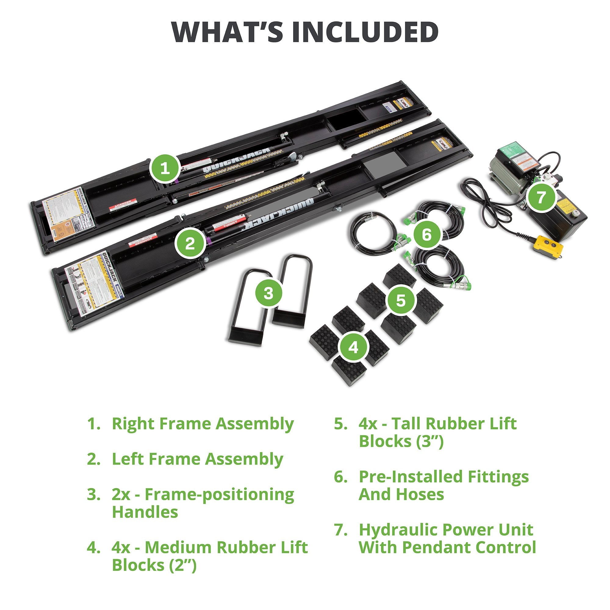 QuickJack 6000TLX 6,000-lb. Portable Car Lift Extended Frame 5175629
