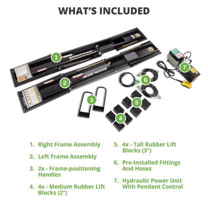QuickJack 6000TLX 6,000-lb. Portable Car Lift Extended Frame 5175629