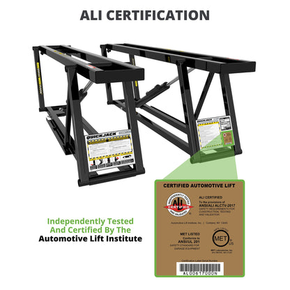 QuickJack 8000TLX 8,000-lb. Portable Car Lift Extended Frame 5175673