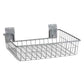 storeWALL Basic Basket, metal wall-mounted storage solution for organizing garage items.