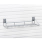 storeWALL Basic Garage Shelf Bundle; wire shelf mounted on slatwall for garage storage and organization of tools.