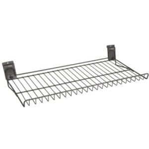 storeWALL Basic Shelf for garage storage, organized slatwall shelf for tools, pots and more with patented CamLok.