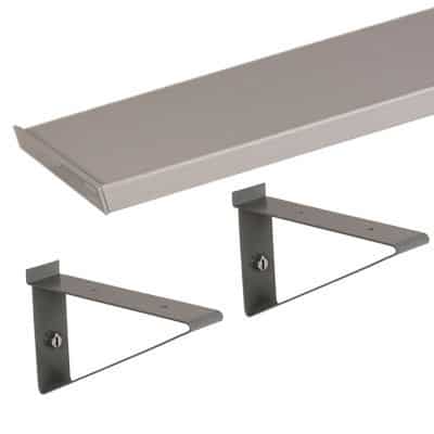 storeWALL Basic Shelf Bundle with shelf and brackets for garage organization and storage solutions.