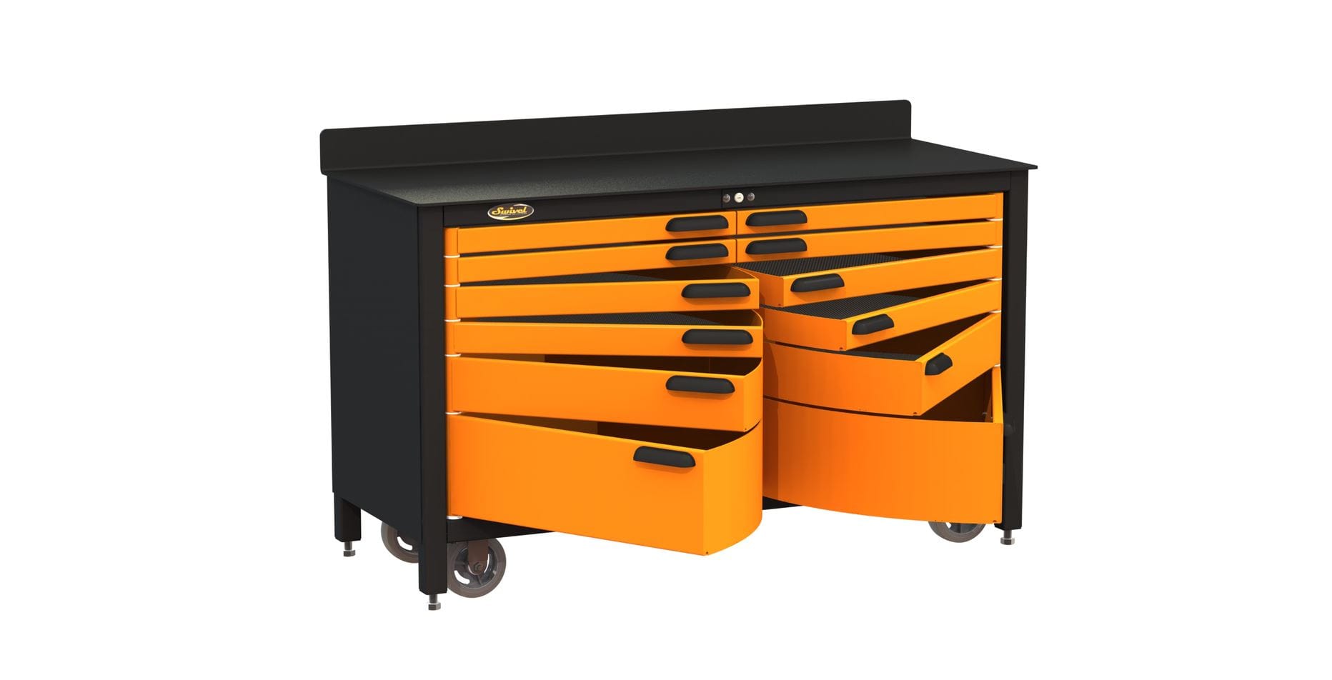 Swivel Storage Solutions Pro 60 12-Drawer 60" Rolling Workbench | PRO603512