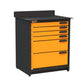Swivel Storage Solutions Pro 80 Modular Stationary 6-Drawer Inline Base Storage Unit | PRO803606