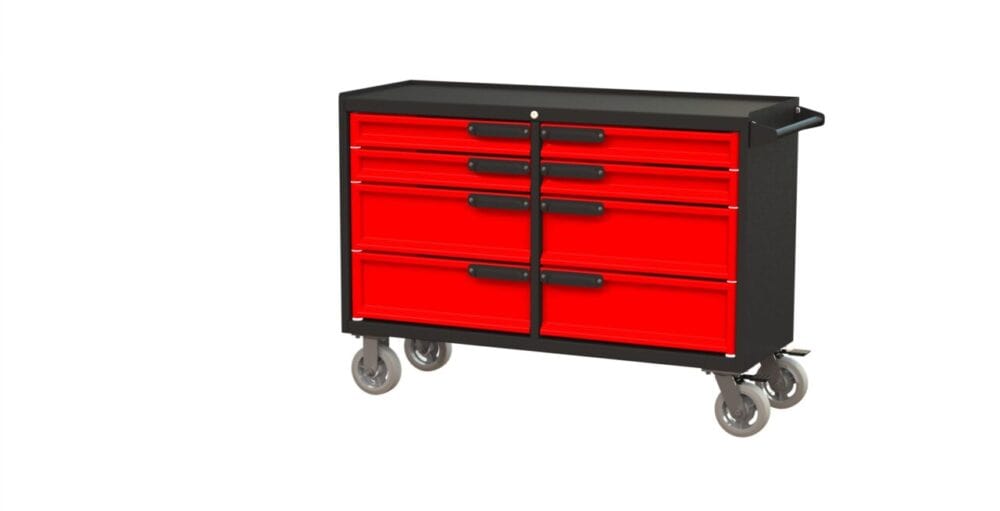 Swivel Storage Solutions 8-Drawer Rolling Tool Cabinet | PIVOT 500