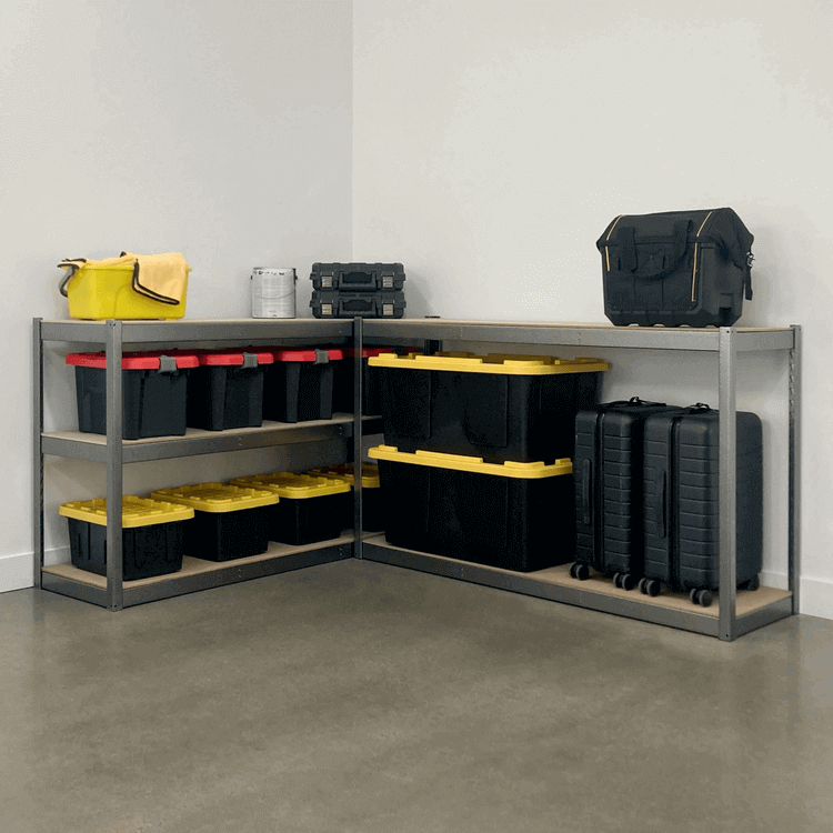 SafeRacks 18" x 60" x 72" Garage Storage Solution | Modular Shelves