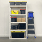 SafeRacks 18" x 36" x 72" Garage Storage Solution | Modular Shelves