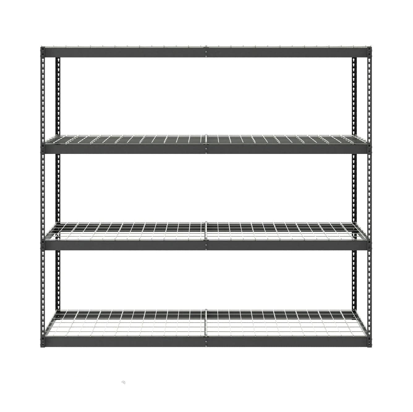 SafeRacks 24" x 92" x 84" Garage Wire Grid Shelving Rack | Adjustable