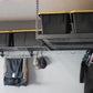 SafeRacks 4' x 8' Overhead Garage Storage Rack | Two Rack Pack with Hooks