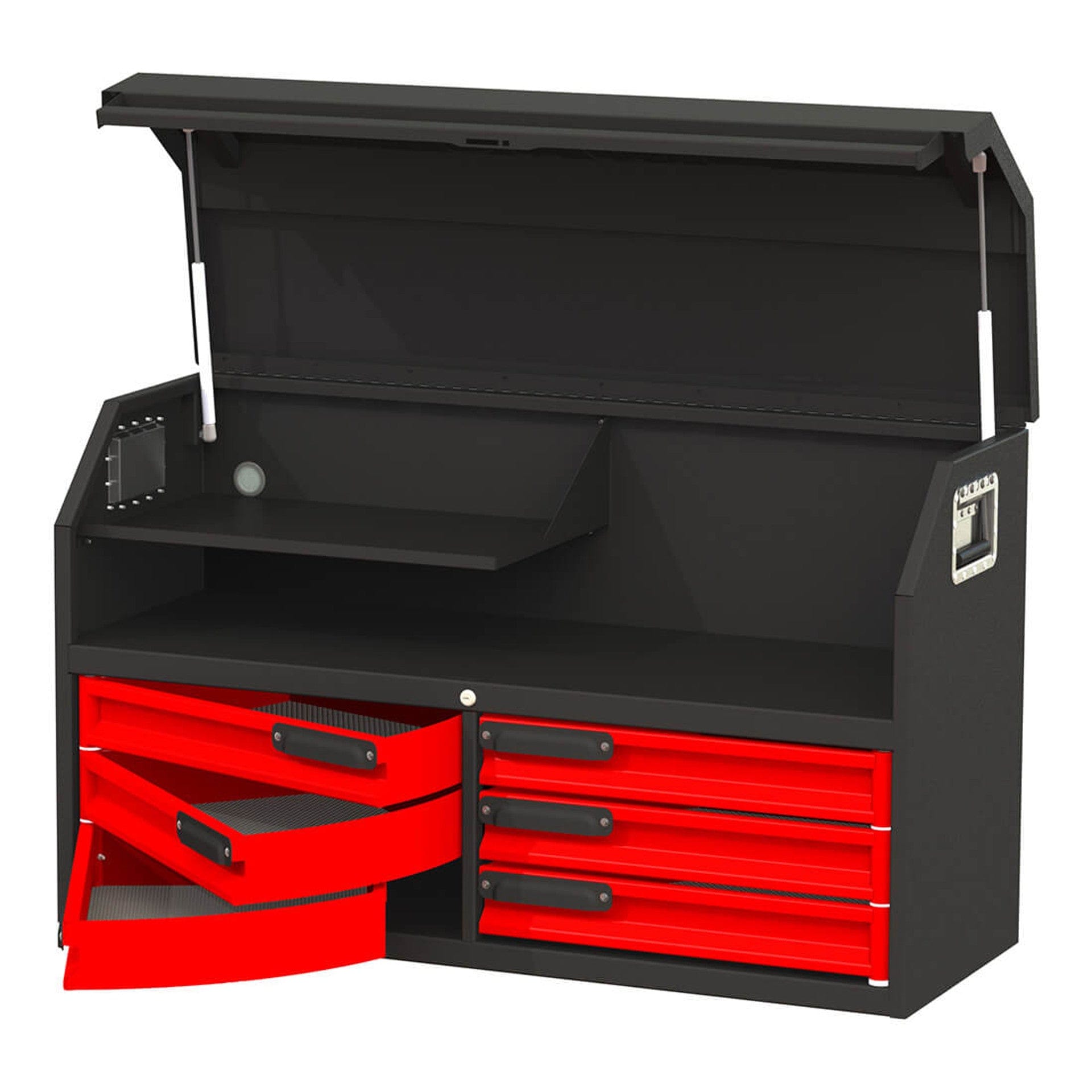 Swivel Storage Solutions PIVOT 14-Drawer 50" Rolling Tool Storage Combo Unit